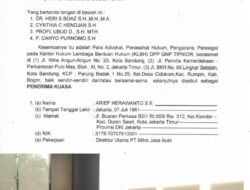 Merasa Dirugikan PT Mitra Jasa Auto(MJA) Memberikan Surat Kuasa Kepada DPP GNPTPK Laporan Pengaduan Tindak Pidana Penipuan, Gratifikasi dan Suap