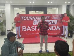 Sambutan Basit Cinda Acara Turnamen Gaple di Kediamannya Selindung