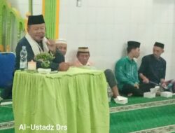 Ketum BKM Al-Ikhwan Sunggal Ipda Pol Heru Ardiansyah bersama Panitia Ponirun Laksanakan Maulid Nabi Muhammad Saw di Sunggal