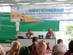 Acara Rapat Koordinasi Pelaksanaan Konvergensi Penurunan Stunting Tingkat Kabupaten Bangka Tengah Tahun 2024