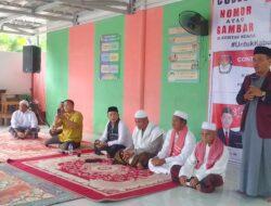 Acara Tali Satuharami Calon Bupati dan Wakil Bupati Bangka Nomor Urut 1 di Desa Puding