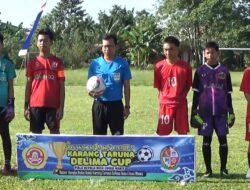 Pembukaan Tournamen Mini Soccer U-15 Karang Taruna Delima Cup Memperebutkan Piala Kepala Desa Limau Manis Tanjung Morawa